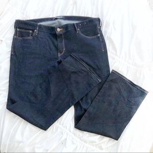 Express Plus Size 18 Low Rise Barely Boot Jean